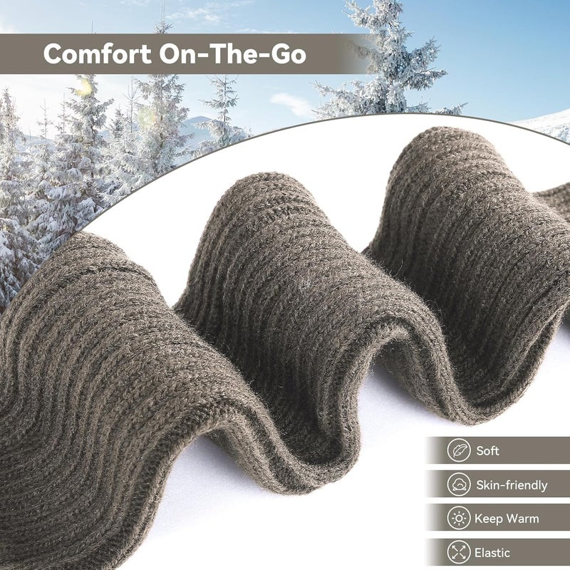Pleneal Leg Warmers for Women - Leg Warmers 80s Ribbed Knitted Long Socks for Yoga Party Sports Fashion Accessories - Image 4